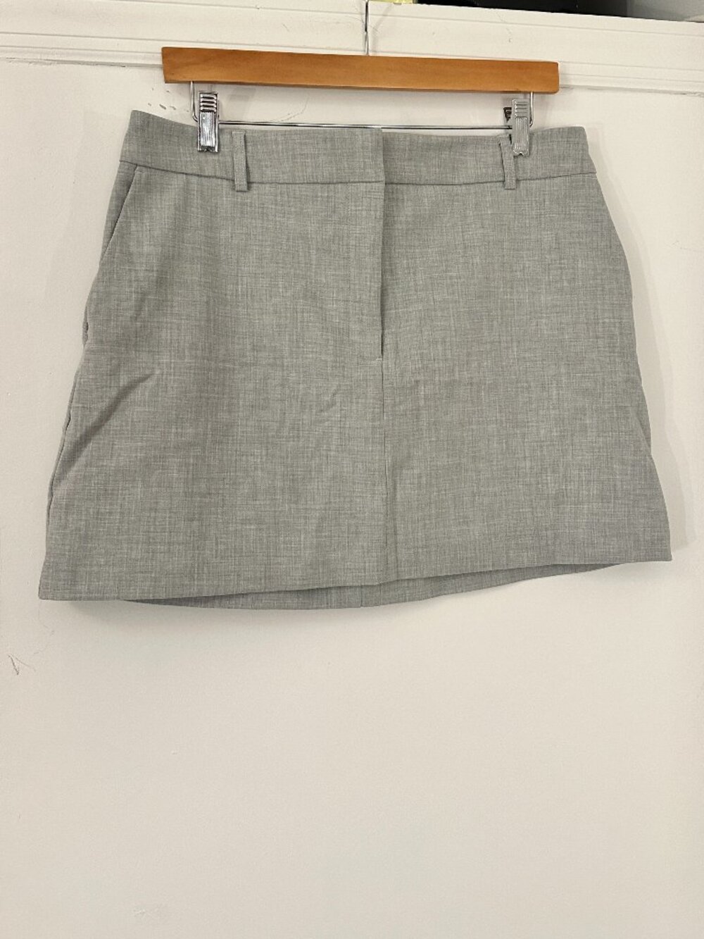 Grey Tailored Skirt NWOT